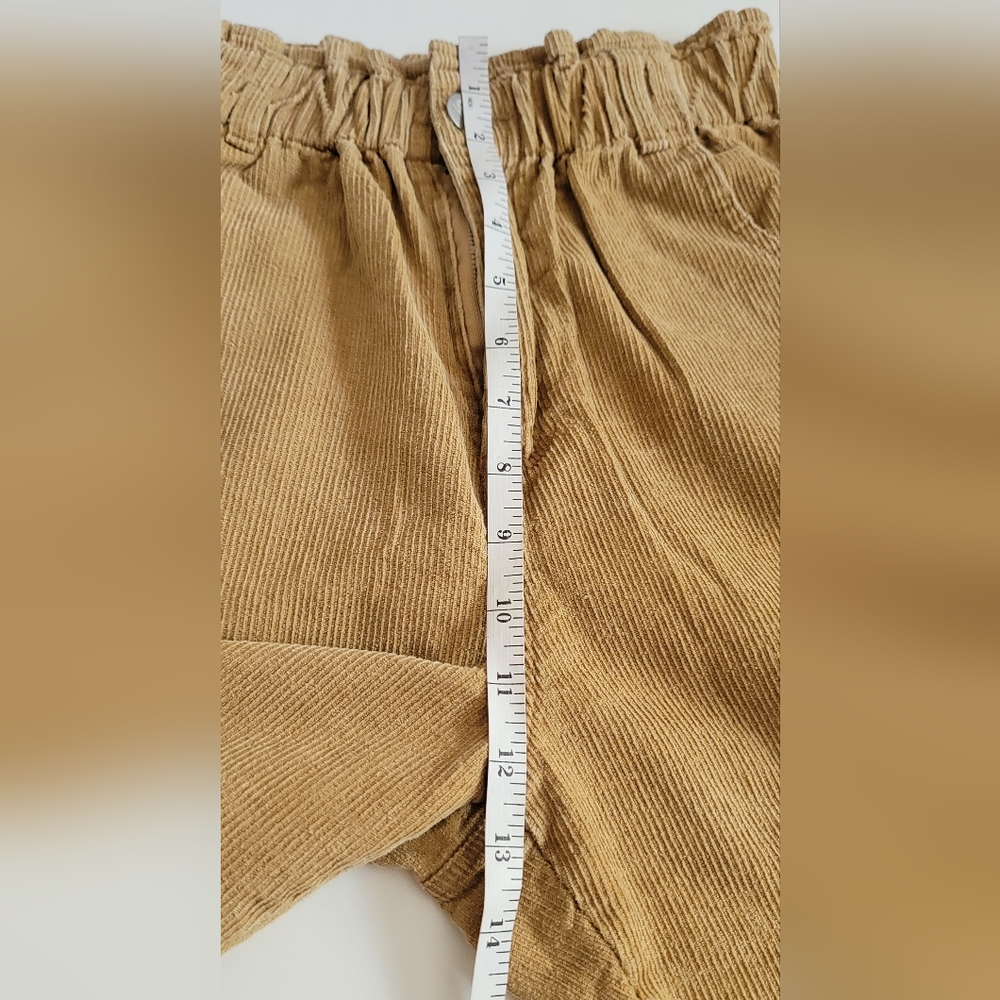12th Tribe Sandstorm Camel High-Waisted Corduroy Pants - Picture 6 of 9